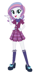 Size: 710x1420 | Tagged: safe, artist:megalayed, imported from derpibooru, potion nova, human, equestria girls, my little pony: pony life, clothes, crystal prep academy, crystal prep academy uniform, humanized, school uniform, simple background, transparent background