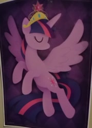 Size: 455x635 | Tagged: safe, imported from derpibooru, twilight sparkle, alicorn, pony, female, irl, photo, poster, solo, twilight sparkle (alicorn), twilight's crown