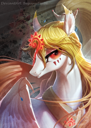 Size: 1240x1753 | Tagged: safe, artist:begasus, imported from derpibooru, oc, oc only, pegasus, pony, peytral, solo