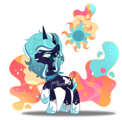 Size: 1280x1262 | Tagged: safe, artist:dixieadopts, imported from derpibooru, oc, oc:ecliptic buzz, alicorn, pony, female, mare, simple background, solo, transparent background