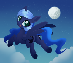 Size: 2936x2516 | Tagged: safe, artist:dusthiel, imported from derpibooru, princess luna, pony, butt, cloud, moon, plot, solo