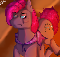 Size: 3823x3652 | Tagged: safe, imported from derpibooru, oc, oc only, pony, cosmosarts, cutie mark, flying, solo, sunset