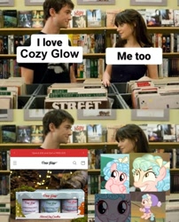 Size: 826x1024 | Tagged: safe, imported from derpibooru, cozy glow, human, irl, irl human, meme, photo