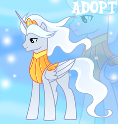 Size: 1280x1344 | Tagged: safe, artist:vi45, imported from derpibooru, oc, alicorn, pony, crown, jewelry, male, regalia, solo, stallion