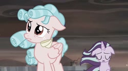 Size: 1024x571 | Tagged: safe, edit, edited screencap, imported from derpibooru, screencap, cozy glow, starlight glimmer, duo