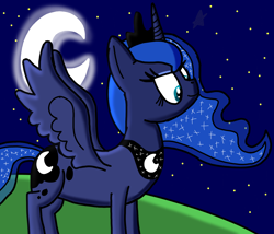 Size: 4096x3504 | Tagged: safe, artist:pegasus darkblue, imported from derpibooru, princess luna, alicorn, night