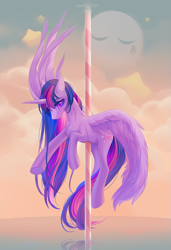 Size: 889x1300 | Tagged: safe, artist:margony, imported from derpibooru, twilight sparkle, alicorn, pony, carousel, solo, twilight sparkle (alicorn)