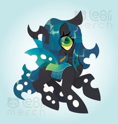 Size: 1449x1522 | Tagged: safe, artist:lenori, imported from derpibooru, queen chrysalis, changeling, cute, female, mare, smiling, solo, tongue out