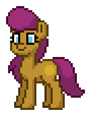 Size: 180x228 | Tagged: safe, imported from derpibooru, oc, oc only, oc:caramel ball, pony, pony town, parent:caramel, parent:pinkie pie, parents:carapie