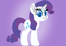 Size: 2456x1740 | Tagged: safe, artist:mlplary6, imported from derpibooru, rarity, unicorn, female, horn, purple background, simple background, solo