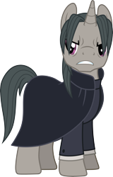 Size: 3000x4696 | Tagged: safe, artist:cloudy glow, imported from derpibooru, professor flintheart, unicorn, harry potter (series), horn, male, severus snape, simple background, solo, transparent background