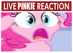 Size: 600x439 | Tagged: safe, artist:villagergohuah, imported from derpibooru, pinkie pie, live tucker reaction, meme, reaction image