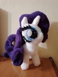 Size: 3000x4000 | Tagged: safe, artist:jbond, imported from derpibooru, rarity, pony, unicorn, female, handmade, horn, irl, mare, photo, photography, plushie, solo