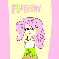 Size: 3072x3072 | Tagged: safe, artist:chikamotokenji, imported from derpibooru, fluttershy, human, equestria girls, female, solo