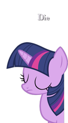 Size: 523x938 | Tagged: safe, imported from twibooru, twilight sparkle, pony, unicorn, season 1, suited for success, .svg available, english, female, german, image, mare, show accurate, simple background, svg, trace, transparent background, unicorn twilight, vector