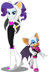 Size: 590x860 | Tagged: safe, artist:kalel156, imported from derpibooru, rarity, bat, human, equestria girls, bare shoulders, clothes, cosplay, costume, female, rouge the bat, simple background, sleeveless, sonic the hedgehog (series), strapless, transparent background, vector