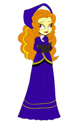 Size: 2000x3509 | Tagged: safe, artist:cartoonmasterv3, artist:nie-martw-sie-o-mnie, imported from derpibooru, adagio dazzle, human, undead, zombie, equestria girls, caroling, christmas, christmas 2024, clothes, dress, female, gown, holiday, humanized, long dress, long skirt, over enthusiastic carolers, simple background, skirt, solo, transparent background, victorian, victorian dress