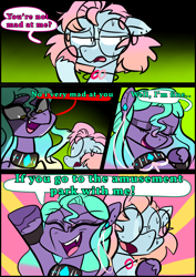 Size: 1240x1754 | Tagged: safe, artist:jully-park, imported from derpibooru, oc, oc:charlotte parker, oc:ella evans, earth pony, pegasus, pony, comic:how i meet my chaotic friends, comic