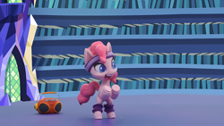 Size: 4096x2304 | Tagged: safe, imported from derpibooru, screencap, pinkie pie, earth pony, pony, my little pony: pony life, my little pony: stop motion short, cute, smiling