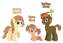 Size: 3561x2469 | Tagged: safe, anonymous artist, imported from derpibooru, button mash, oc, oc only, oc:cream heart, oc:save slot, earth pony, pony, accessory, brother, brother and sister, buttoncest, canon x oc, cap, clothes, description is relevant, eyebrows, eyelashes, eyes open, family, family photo, father and child, father and daughter, female, filly, foal, grandmother and grandchild, grandmother and granddaughter, gritted teeth, hairpin, hat, high res, implied buttoncest, implied inbreeding, implied incest, inbreeding, incest, looking at you, looking back, looking back at you, male, mare, mother and child, mother and daughter, mother and son, name, offspring, open mouth, parent:button mash, parent:oc:cream heart, parents:buttoncest, parents:canon x oc, pigtails, ponytail, product of incest, propeller hat, scrunchie, shipping, show accurate, siblings, simple background, sister, sitting, stallion, standing, story included, straight, teeth, text, transparent background, vector, wall of tags