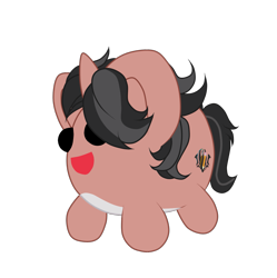 Size: 1473x1478 | Tagged: safe, artist:naoto yazarän, imported from derpibooru, oc, oc:beryl scorn, pony, unicorn, chibi, horn, pony bolita