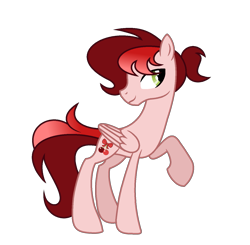 Size: 1353x1326 | Tagged: safe, artist:melodyeverbelle, imported from derpibooru, oc, oc:cherry cordial, pegasus, pony, male, raised hoof, simple background, solo, stallion, transparent background