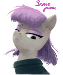 Size: 680x811 | Tagged: safe, artist:some_ponu, imported from derpibooru, maud pie, earth pony, pony, clothes, female, mare, simple background, solo, white background