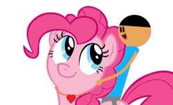 Size: 1416x859 | Tagged: safe, artist:tawowilliamdefender, artist:williamtheofficial, imported from derpibooru, pinkie pie, oc, oc:william, earth pony, human, pony, female, happy, male, mare, shipping, simple background