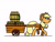 Size: 1800x1350 | Tagged: safe, artist:flutterluv, imported from derpibooru, applejack, earth pony, pony, barrel, cart, cider, side view, simple background, solo, white background