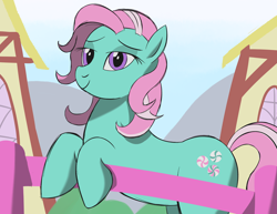 Size: 3300x2550 | Tagged: safe, anonymous artist, imported from derpibooru, minty, earth pony, pony, g3, g3 to g4, generation leap, minty (g4), ponyville, shading