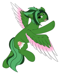 Size: 2548x3303 | Tagged: safe, artist:decemberbreeze, imported from derpibooru, oc, oc only, oc:tranquil zen, pegasus, colored wings, commission, commissioner:legionofblues, cutie mark, female, mare, mare oc, multicolored wings, pegasus oc, wings