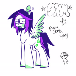 Size: 2048x2048 | Tagged: safe, artist:crasysam0, imported from derpibooru, oc, oc only, pegasus, pony, solo, spread wings, wings