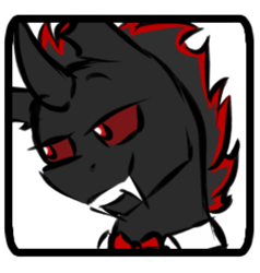 Size: 903x948 | Tagged: safe, artist:fluffyghost, imported from derpibooru, oc, oc:buggo, changeling, clothes, red changeling, suit