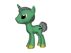 Size: 2000x1500 | Tagged: safe, artist:taionafan369, editor:taionafan369, imported from derpibooru, oc, oc:sergeant bash, pony, unicorn, pony creator, 3d, 3d pony creator, horn, house robot, housebot, male, male oc, ponified, ponylumen, robot wars, simple background, solo, stallion, stallion oc, transparent background, unicorn oc, unshorn fetlocks