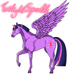 Size: 640x640 | Tagged: safe, artist:saturaed_acidity, imported from derpibooru, twilight sparkle, alicorn, horse, colored hooves, female, glowing, hoers, hooves, magic, magic aura, mare, raised hoof, simple background, solo, spread wings, twilight sparkle (alicorn), white background, wings