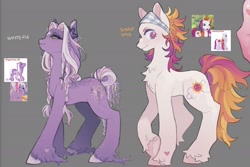 Size: 1951x1306 | Tagged: safe, artist:rottendevilman, imported from derpibooru, sunny daze (g3), wysteria, earth pony, pony, bandana, chest fluff, coat markings, facial markings, female, g3, mare, star (coat marking), unshorn fetlocks