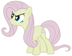 Size: 1012x789 | Tagged: safe, artist:landboom, imported from derpibooru, fluttershy, pony, discorded, simple background, solo, transparent background, vector, wingless