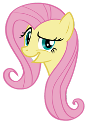 Size: 751x1064 | Tagged: safe, artist:landboom, imported from derpibooru, fluttershy, pony, bust, dreamworks face, portrait, simple background, solo, transparent background, vector