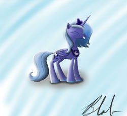 Size: 1024x937 | Tagged: safe, artist:blablashmo, imported from derpibooru, princess luna, alicorn, female, signature, solo, solo female