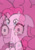 Size: 1028x1449 | Tagged: safe, artist:pyromaneiac, imported from derpibooru, pinkie pie, earth pony, pony, funny face, my little pony, reaction image, screaming, screaming internally, smiling