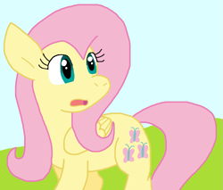 Size: 861x733 | Tagged: safe, artist:cmara, imported from derpibooru, fluttershy, pegasus, female, solo