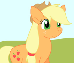 Size: 910x783 | Tagged: safe, artist:cmara, imported from derpibooru, applejack, earth pony, pony, applejack's hat, cowboy hat, female, hat, solo