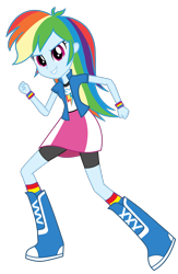 Size: 648x996 | Tagged: safe, artist:cwt10101, imported from derpibooru, rainbow dash, human, equestria girls, female, simple background, solo, transparent background