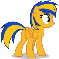 Size: 3681x3692 | Tagged: safe, artist:mlpfan3991, imported from derpibooru, oc, oc only, oc:flare spark, pegasus, pony, female, simple background, solo, transparent background