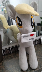 Size: 2793x4796 | Tagged: safe, artist:natyhandmadeboutique, imported from derpibooru, derpy hooves, pegasus, female, irl, mail, mare, photo, plushie