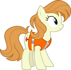 Size: 6264x6157 | Tagged: safe, artist:firlin123, agua fresca, lily peel, earth pony, pony, between dark and dawn, .svg available, absurd resolution, almond joy, background pony, female, lifejacket, mare, simple background, solo, svg, transparent background, vector