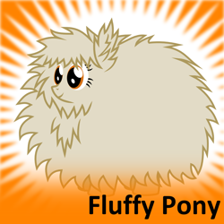 Size: 1024x1024 | Tagged: safe, imported from derpibooru, fluffy pony, pony, derpibooru, abstract background, fluffy, inception, meta, smiling, solo, spoilered image joke, standing