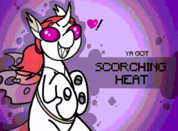 Size: 600x442 | Tagged: safe, artist:allicoot, oc, oc only, changeling, pony, animated, changeling oc, female, gif, solo, ya got
