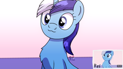 Size: 3840x2160 | Tagged: safe, artist:yourboimario, imported from derpibooru, minuette, :3, behaving like a cat, solo