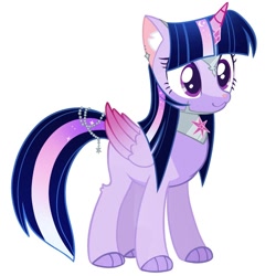 Size: 1096x1096 | Tagged: safe, artist:tsunqi, imported from derpibooru, twilight sparkle, alicorn, pony, simple background, white background